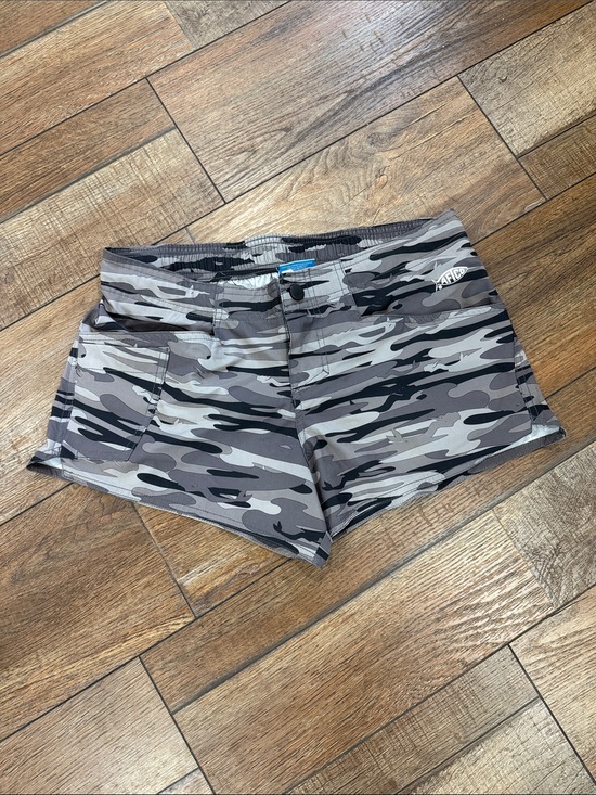 AFTCO Pants - AFTCO Women's Gray Camouflage Shorts